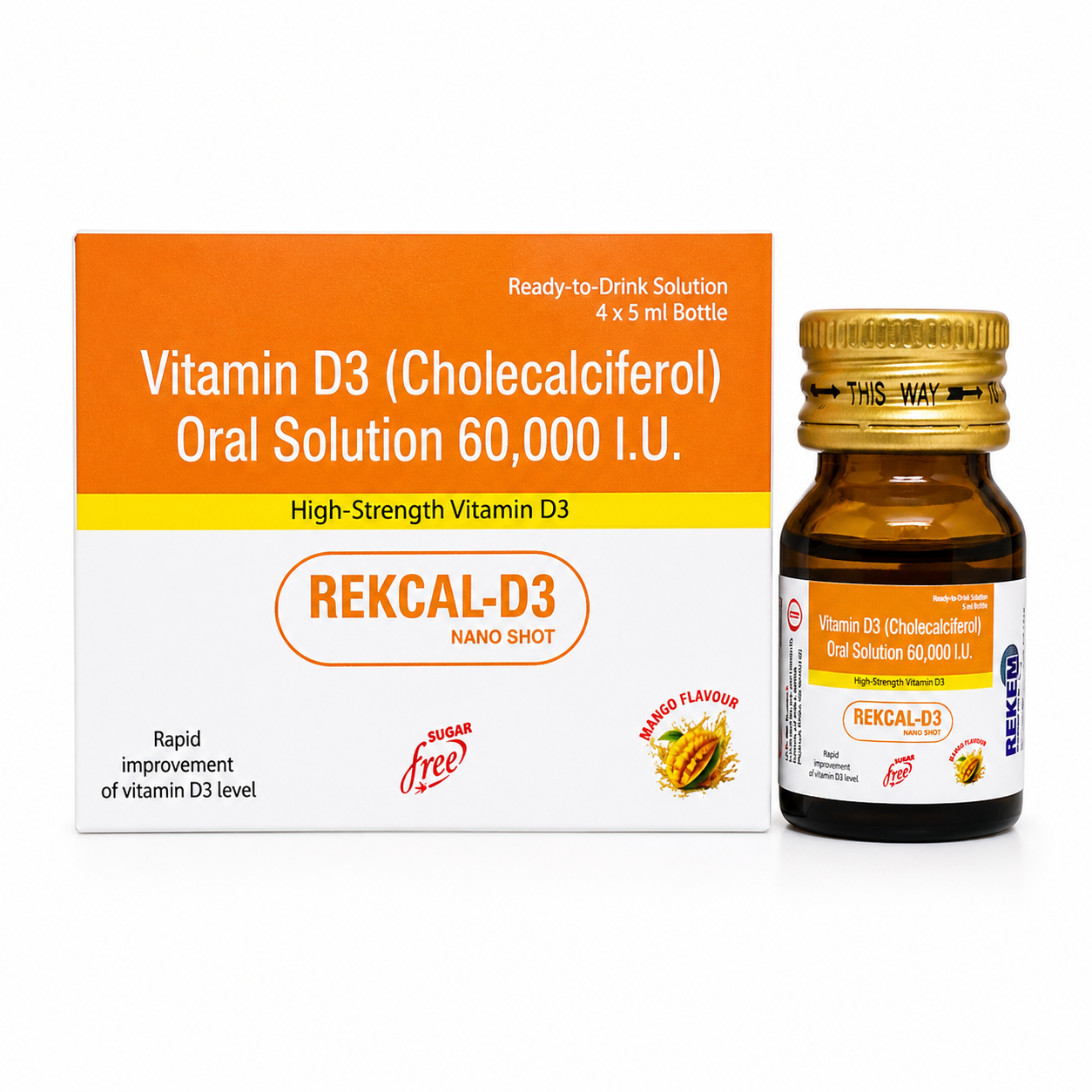 Vitamin D3 (Cholecalciferol) Oral Solution 60,000 I.U.
